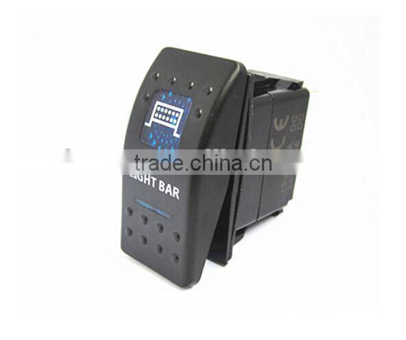 Motorcycle LED light Waterproof rocker switch printed