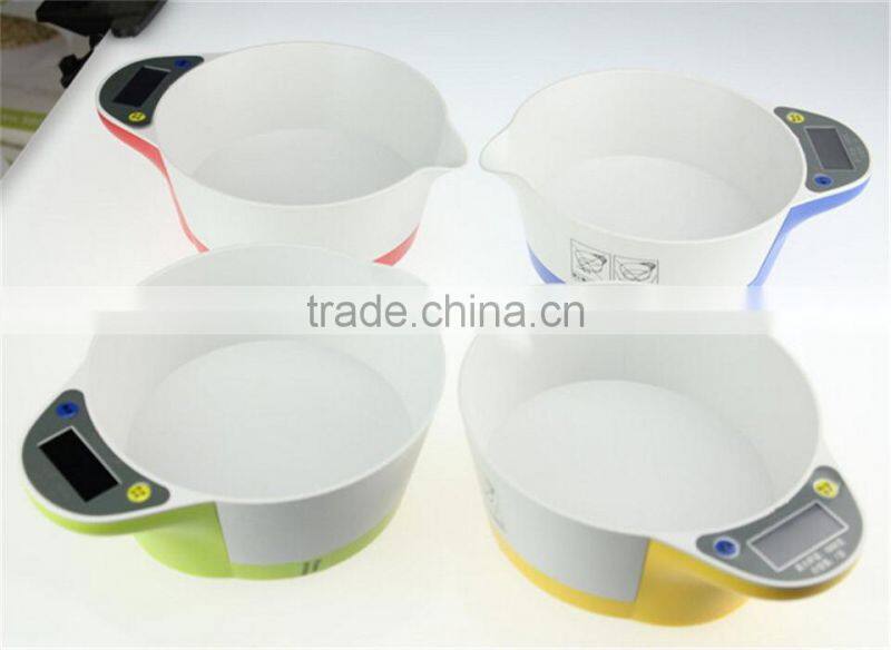 High precision decorative bowl style digital food balance