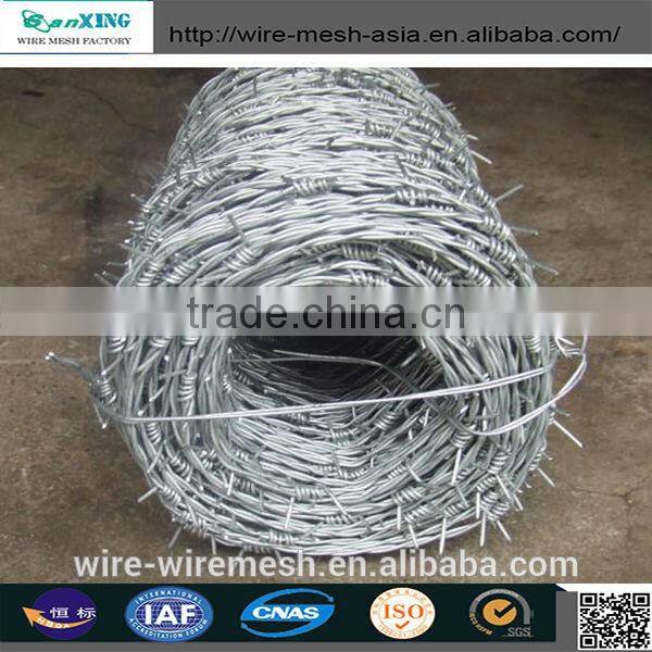 anping export 2 strand barbed wire hot dipped galvanized barb wire