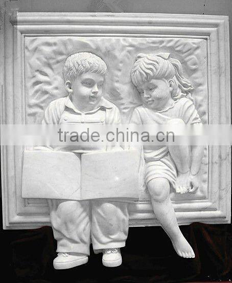 Marble Relief Of Landscape Carving