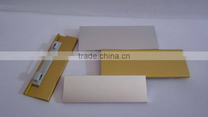 Blank name tag with safety pin