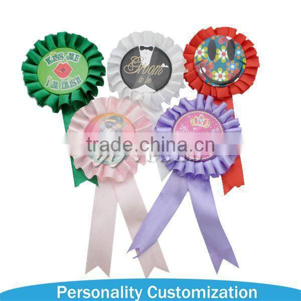 Newest id badge holder fashion button on badge pin on name badge