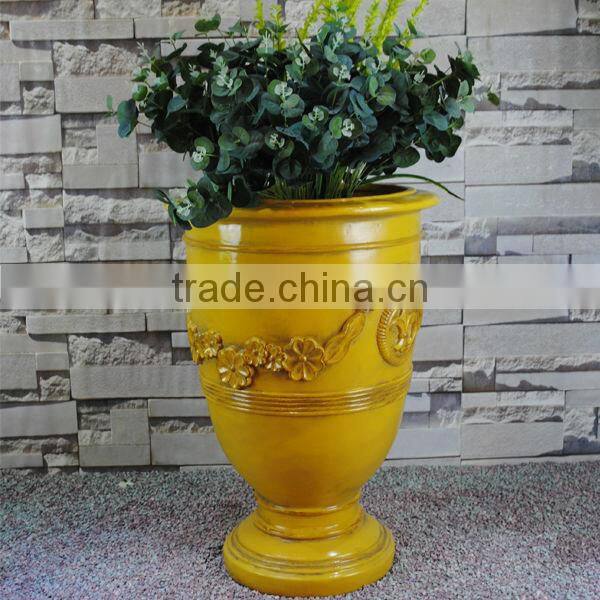 Classical Europe Style Polyresin French Garden Urn