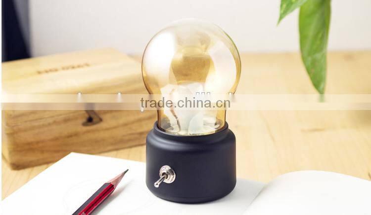 England Style Retro Bulb Light, LED Charge Table lamp Night Lamp
