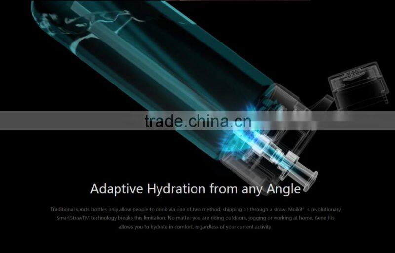 New Accurate Straw Water Bottle, Outdoor Portable Smart Mobile APP Control Intelligent Sports Water Bottle, 700ml Water Bottle