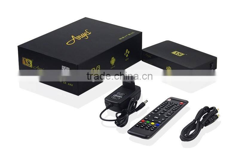 2016 New Powerful Andriod Combo DVB-S2+T2+Cable V8 Angel Satellite Receiver Built In Bluetooth and WiFi Support IPTV & VOD STB