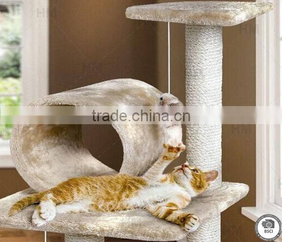 house wood cat tree