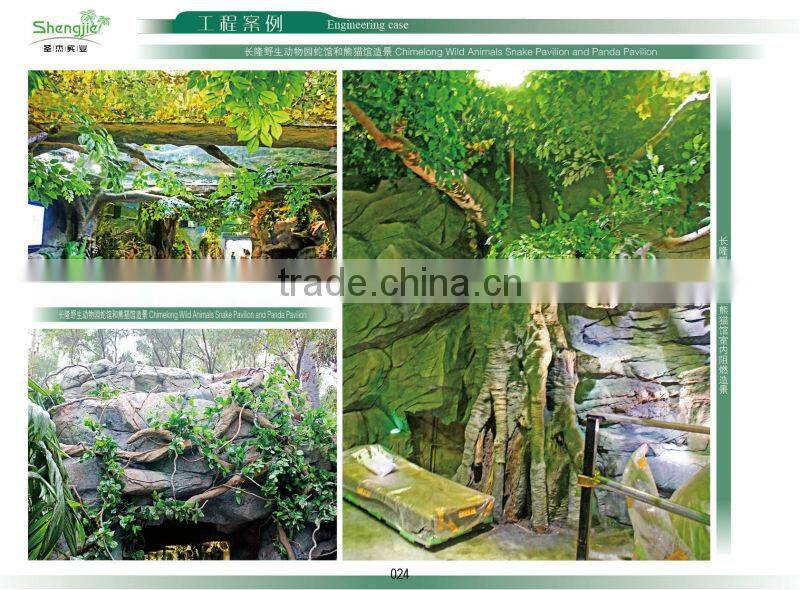 Artificial High Quality Natural Color Bamboo Handmade Lifelike Bamboo Branches and Trunks
