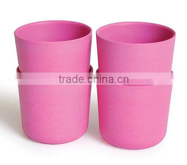 factory selling best bamboo fiber eco friendly tableware bowls cups, kids bamboo water cups
