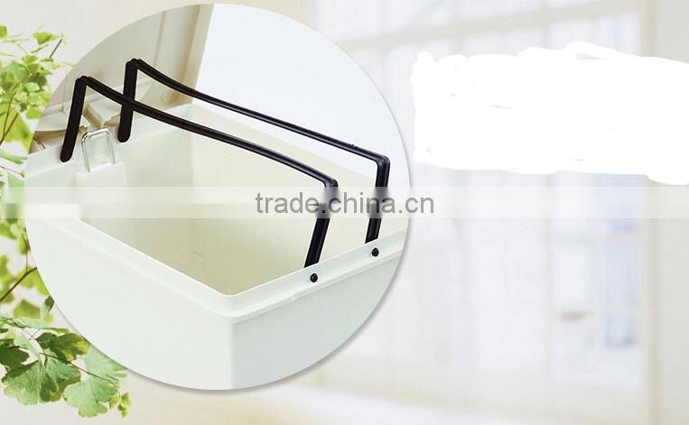 Wholesale Stock Small Order Rectangle coverd garbage can