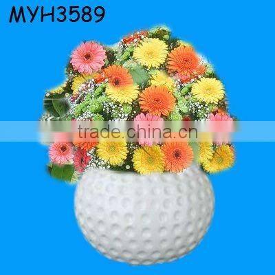 ceramic base for planting candy bouquet gift