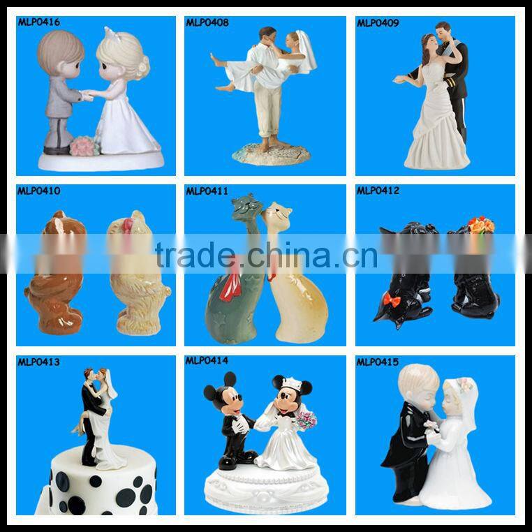 Ceramic Two Couples Wholesale Wedding Accessories