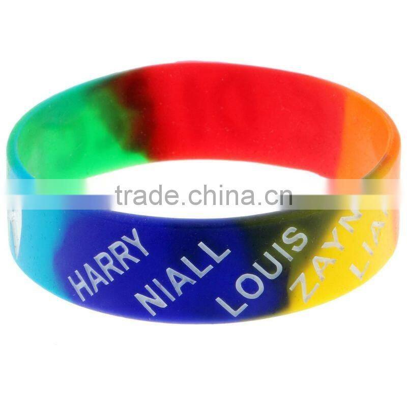 Silicone Bracelets 5mm Band Wholesale Party Gift Silicone Wristband