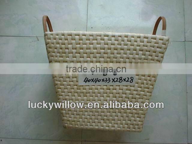 homes storage Handwoven Medium Tapered basket weaving
