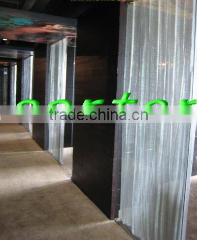chic metallic cloth as dividers, screens, curtains