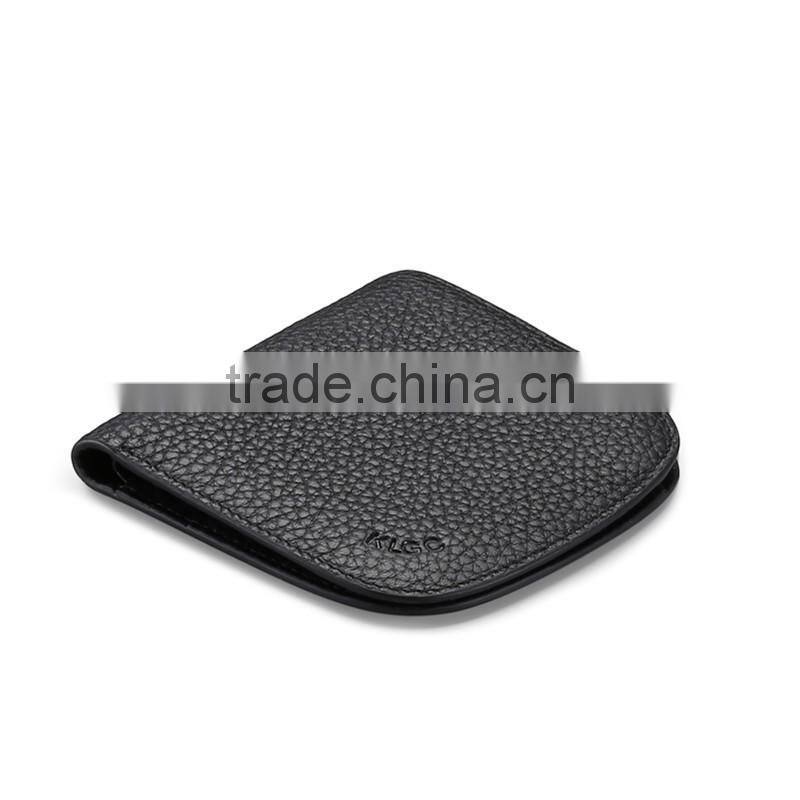 Wholesale wallet leather men minimalist card wallet with RFID blocking