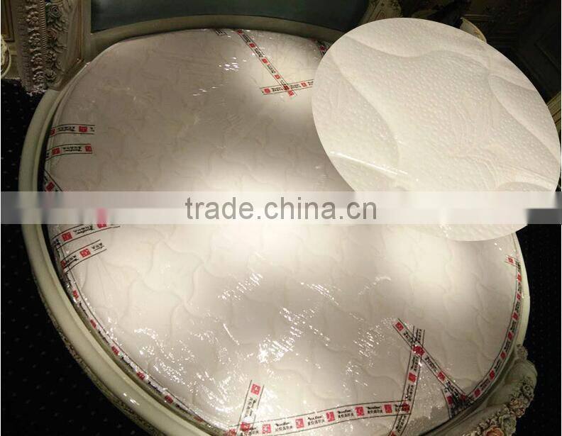 luxuious antique solid wood Italian Baroque elegant hand painting color french Retro king size round bed