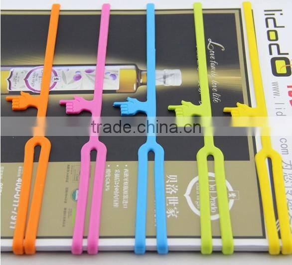 Promotional magnetic bookmark,silicone bookmarks