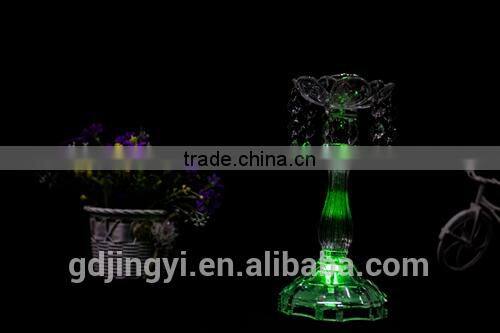 topper decorative LED base Lighted acrylic candle holders