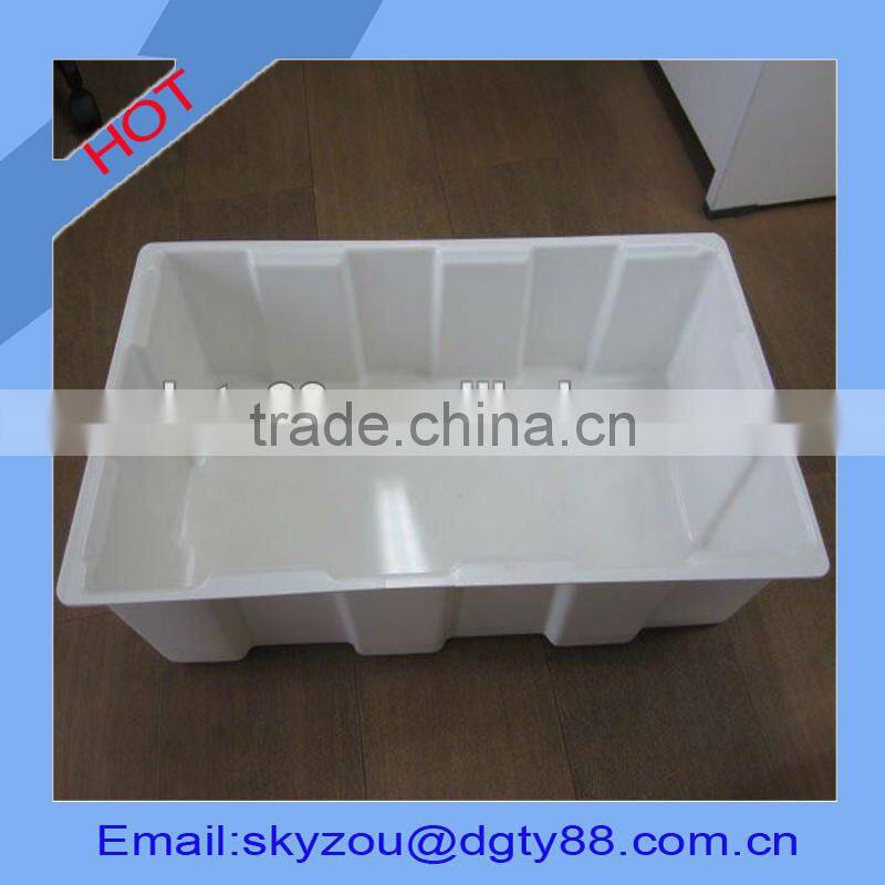 accept custom thermoforming washing machine for plastic tray