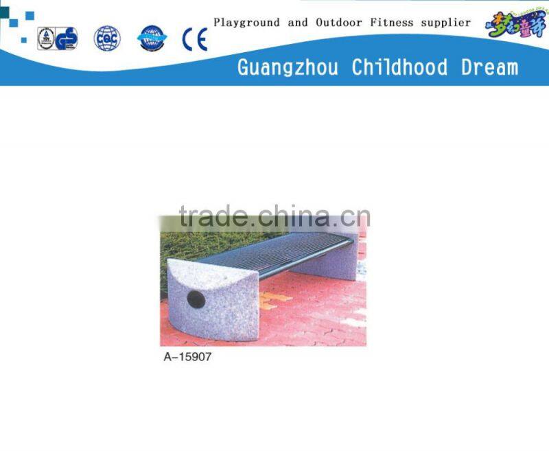 (A-15907) Commercial metal bench, bench seat, street furniture used