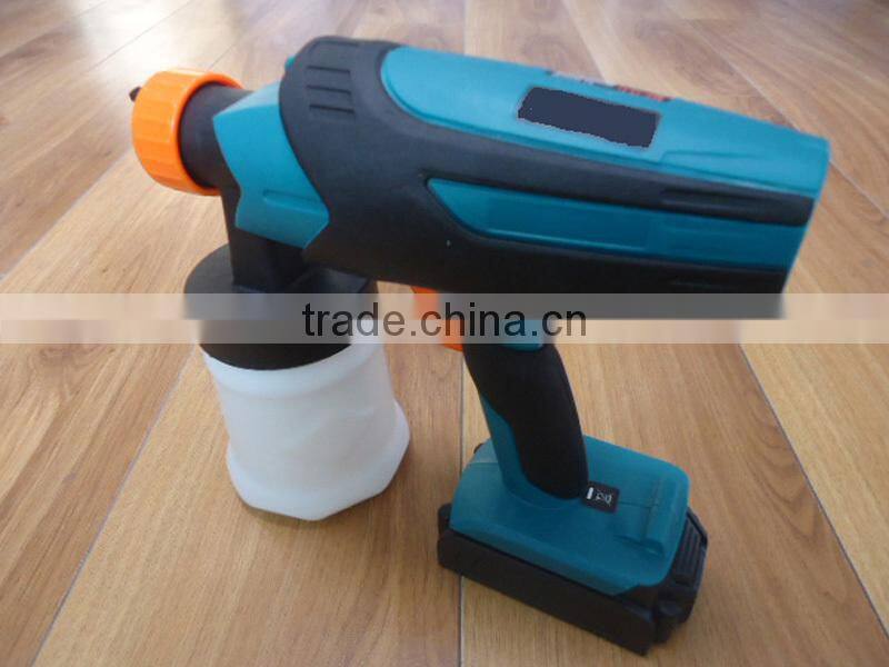 Wireless 18V Lithium Battery Powered Handheld Small Portable Mini HVLP Painting Sprayer Machine Electric Rechargeable Spray Gun
