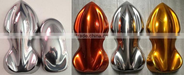 SAT8025 chrom paint good effect Mirror finish spray chrome machine for motorcycle