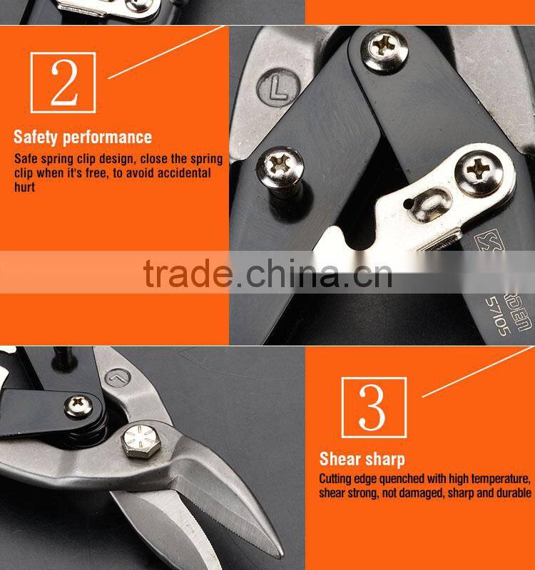 Chrome Vanadium Steel Taiwan Type Aviation Snips Left