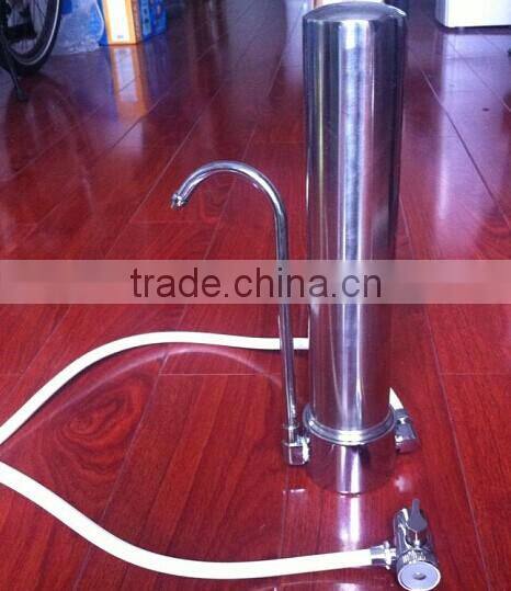 Stainless steel cartridge filter housing