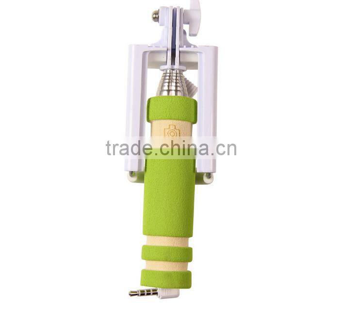 E2015 easy to carry pocket mini foldable selfie stick with high quality