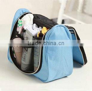 Promotional Mesh Wash Bag/Toiletries Bag For Travel With Polyester