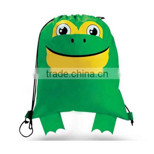 Cartoon Animal Shape Wholesale Customized Drawstring Bag,Cheap Drawstring Backpack