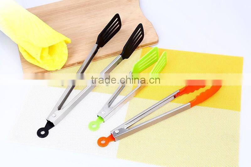 UJ16 9 Inch High Quality Stainless Steel Serving Tongs