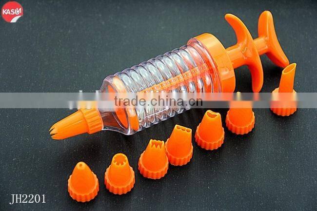 JH1208A Cake Decorated Cookie press with nozzle decorating set