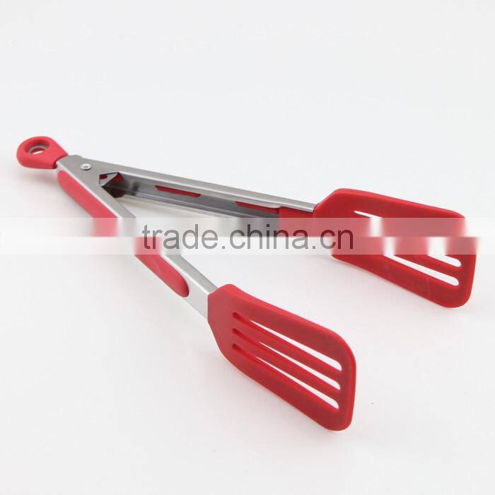 Set of 3 High Quality Reusable 9 Inch Kitchen Tongs BBQ Tongs