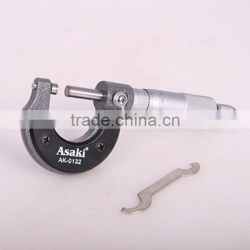 AK-0132 0-25mm Promotion New Type Outside Micrometers Made in China