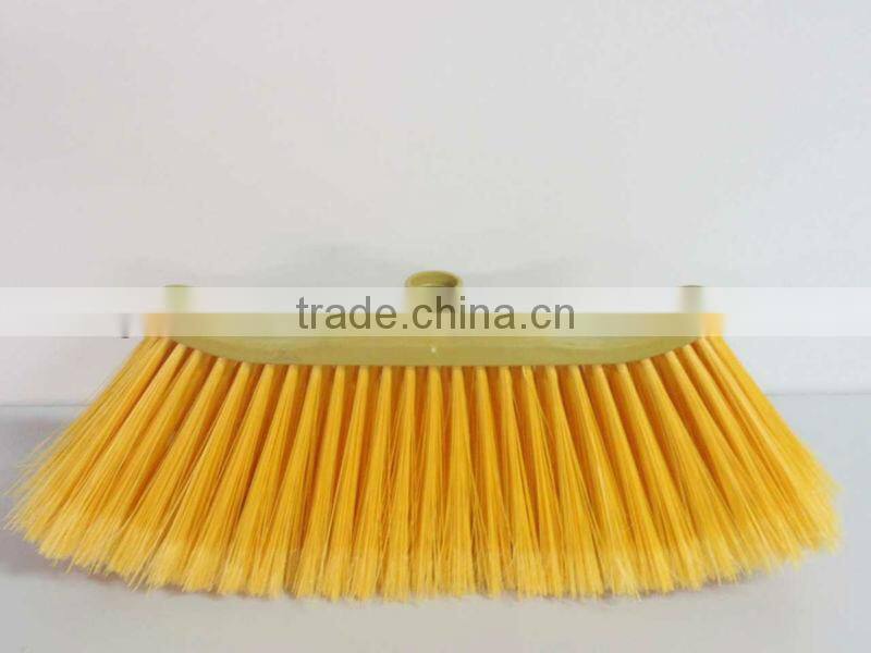 Plastic cleaning soft broom in home