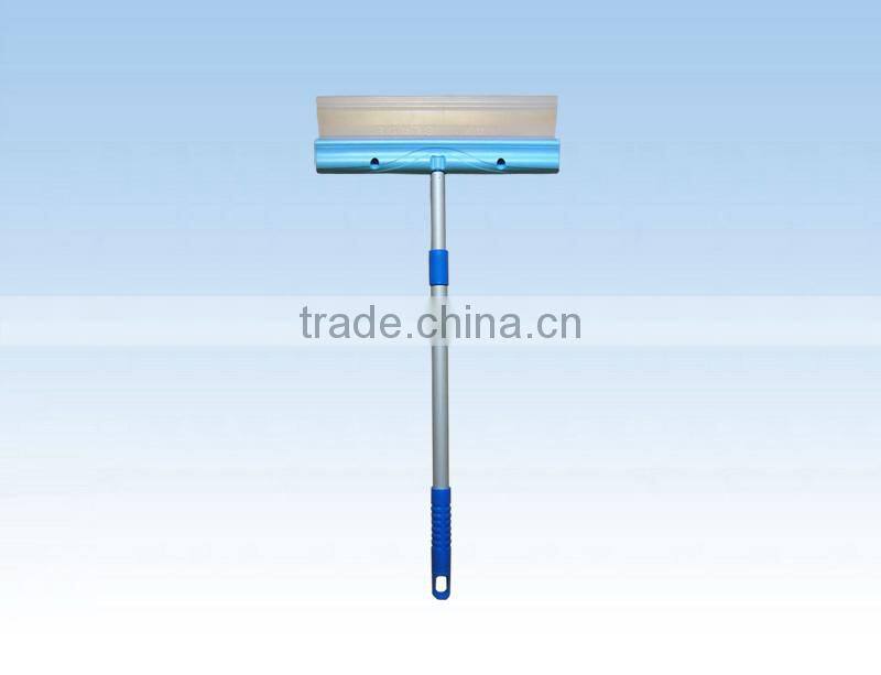 Window drying scraper silicone blade with long handle