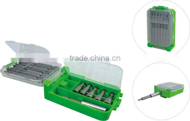 20pcs innovative screwdriver bit set in plastic case