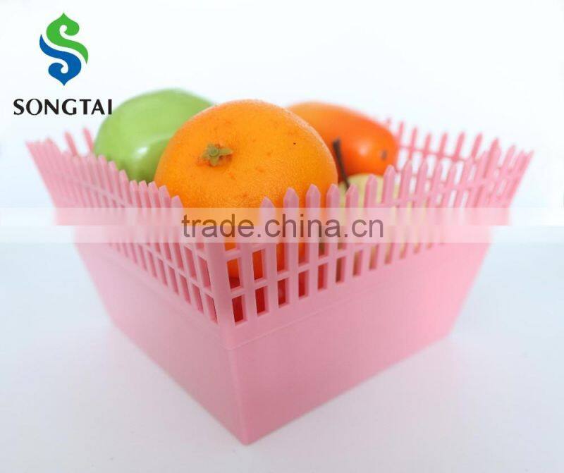 2016 New Style pp plastic suqare fence fruit basket