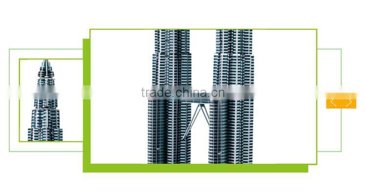 Funny intelligence toy paper set world architecture 3d puzzle