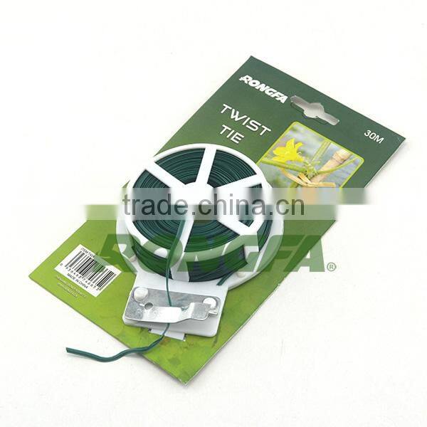12cm waterproof plastic metal wire twist ties for agriculture and garden