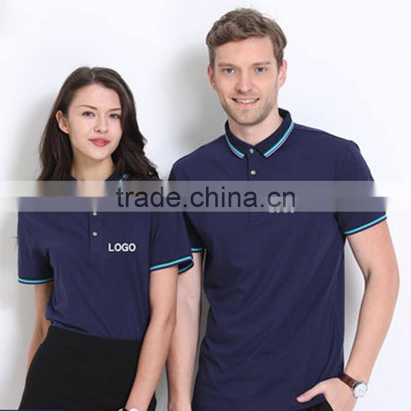 custom color logo clsssic polo t shirt cheap staff work uniform