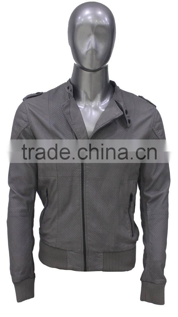 ALIKE men biker pu jacket bulk wholesale jacket