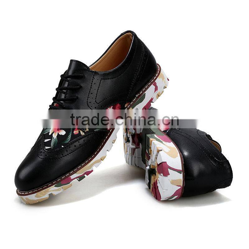 fashion stylish camouflage leather casual shoes fashion men high quality, made in china casual men shoes have sample for male