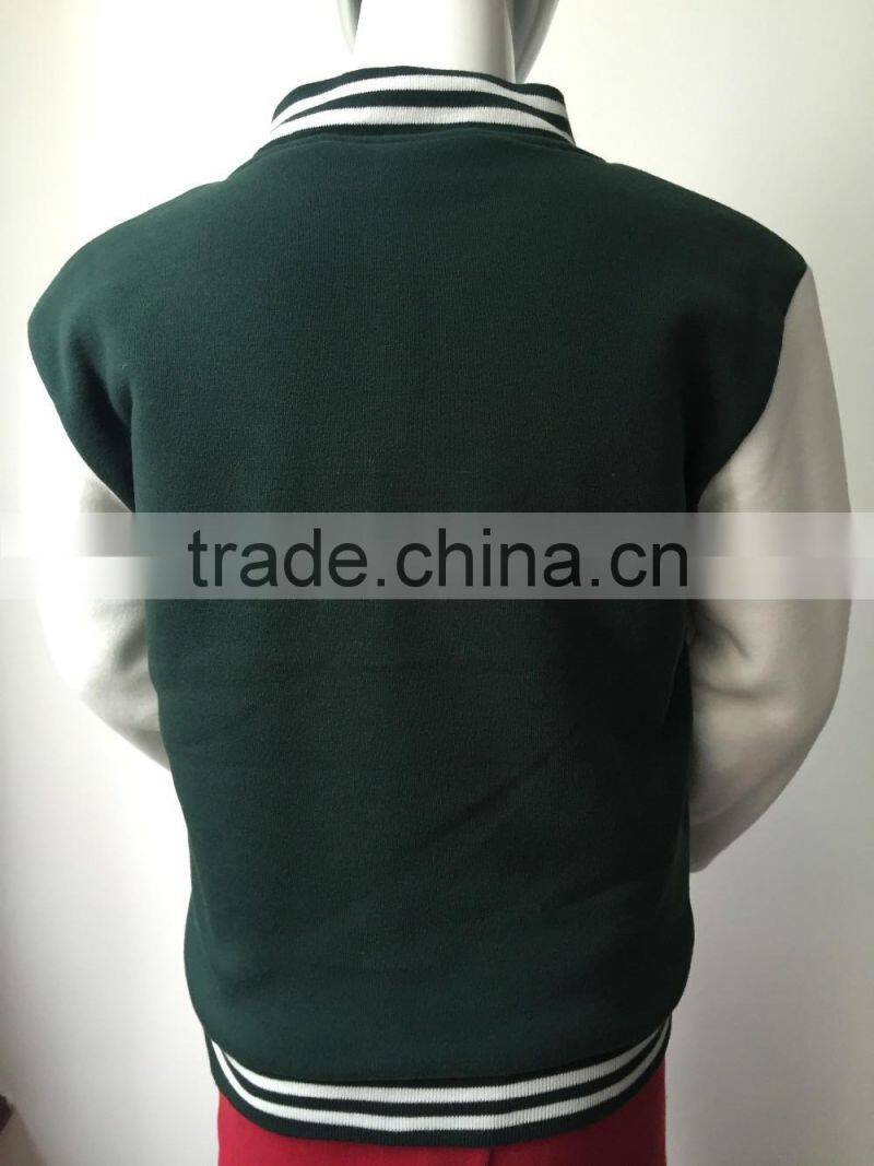 Custom Kids coat boys winter bomber varsity jacket