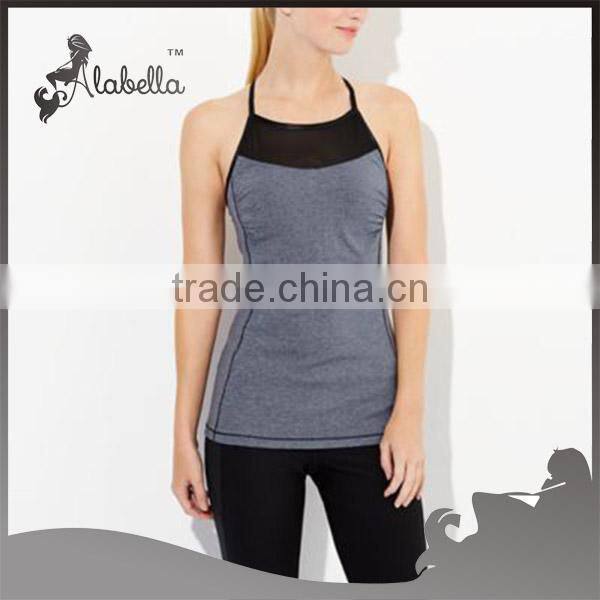 Sliver back to the mat bra tank girls sleeveless vest