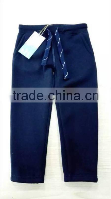 Kid's new pattern factory price fashion fleece pants apparel stock lots