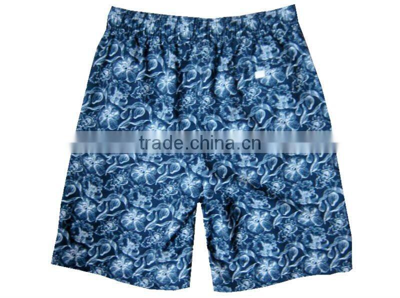 100% polyester peach skin mens beach shorts HOT SALE