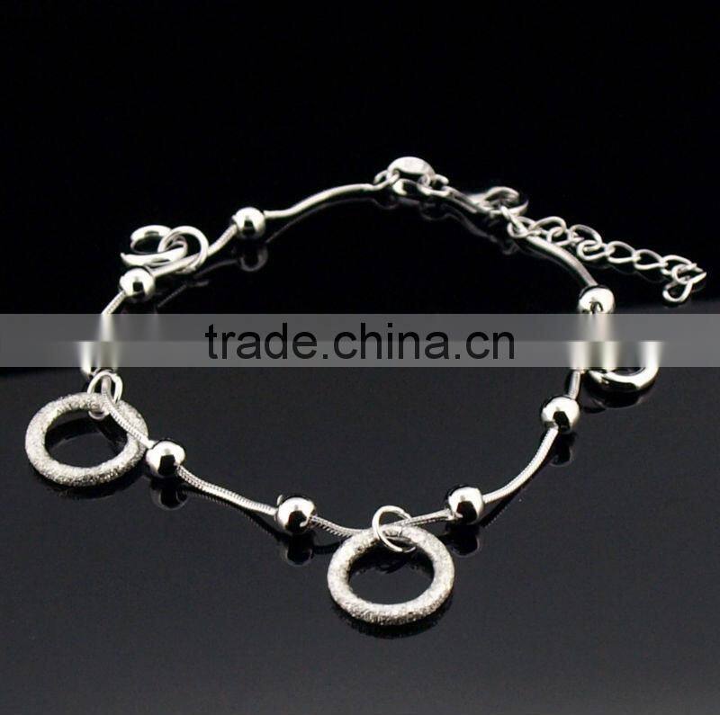 fashion new 925 silver bracelets jewelry rhodium plated hw jewelry